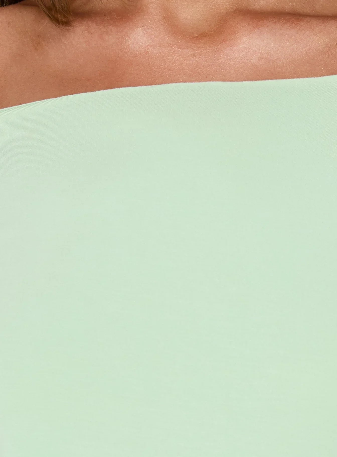 Ashlinn Off Shoulder Drapey Mini Dress Jelly Mint