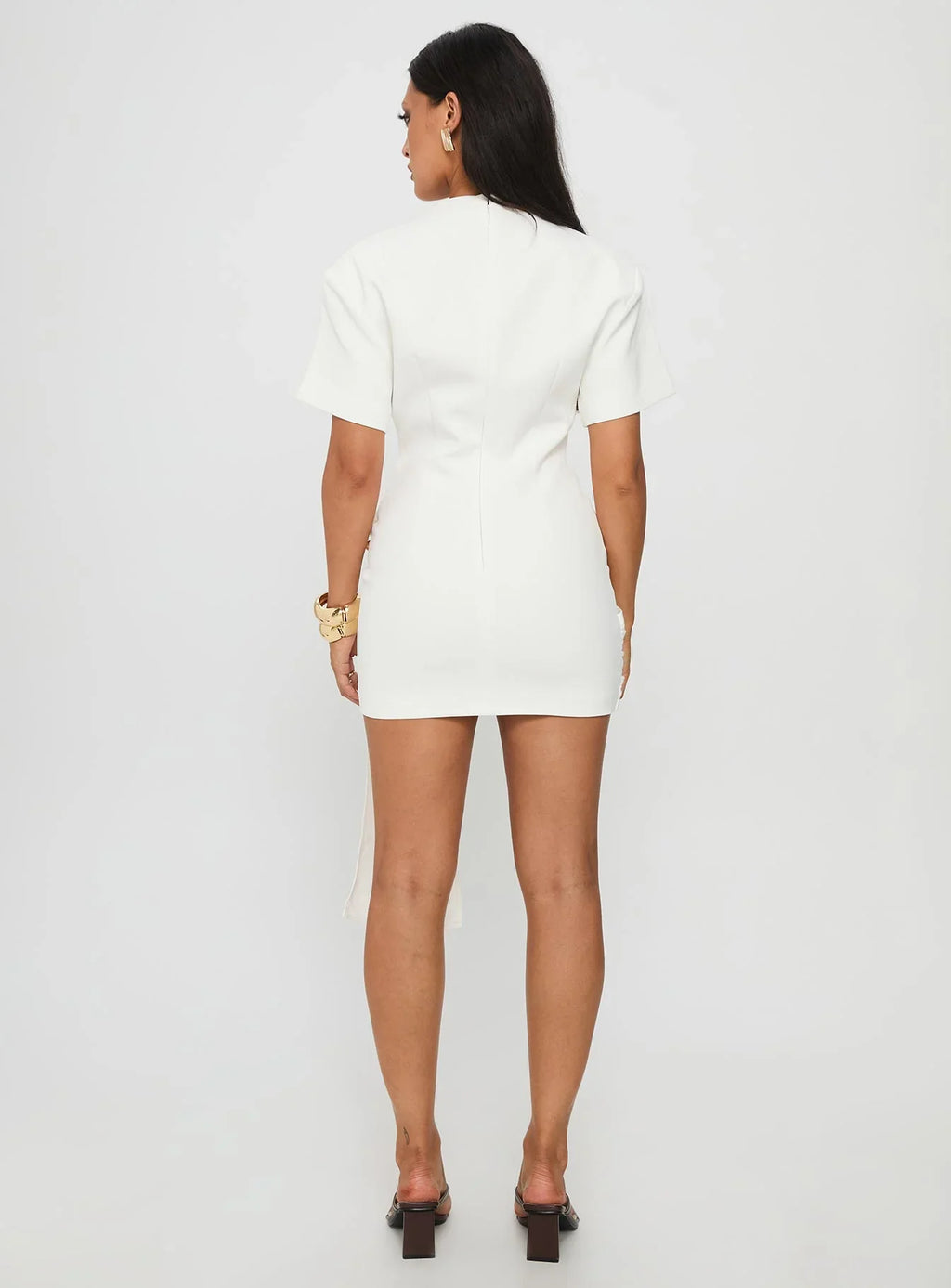 Martini Mini Dress Porcelain