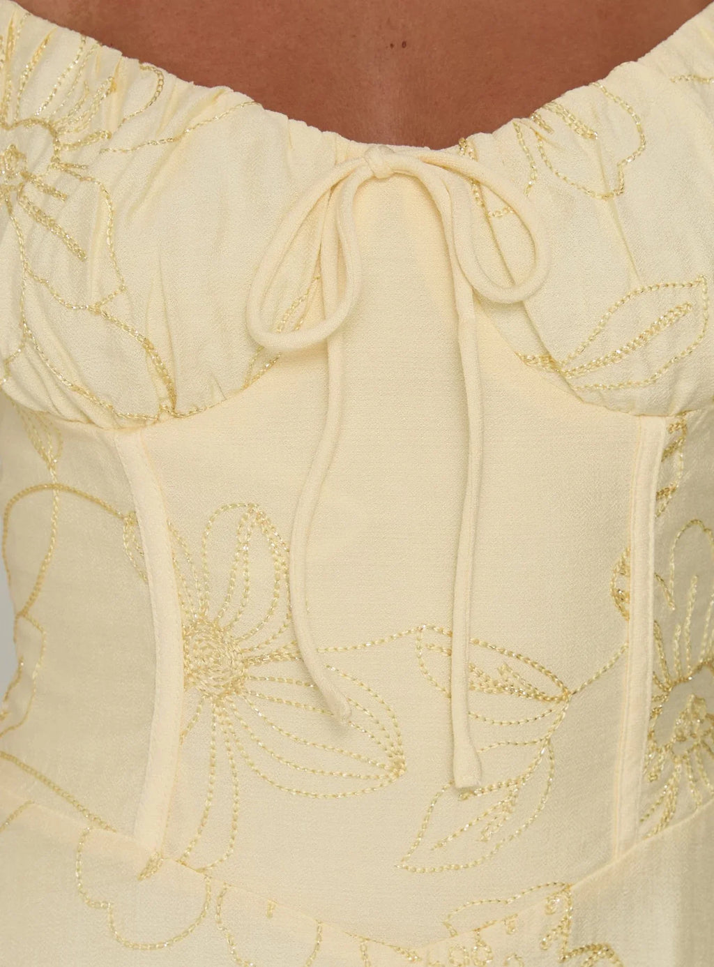 Members Only Maxi Dress Lemon