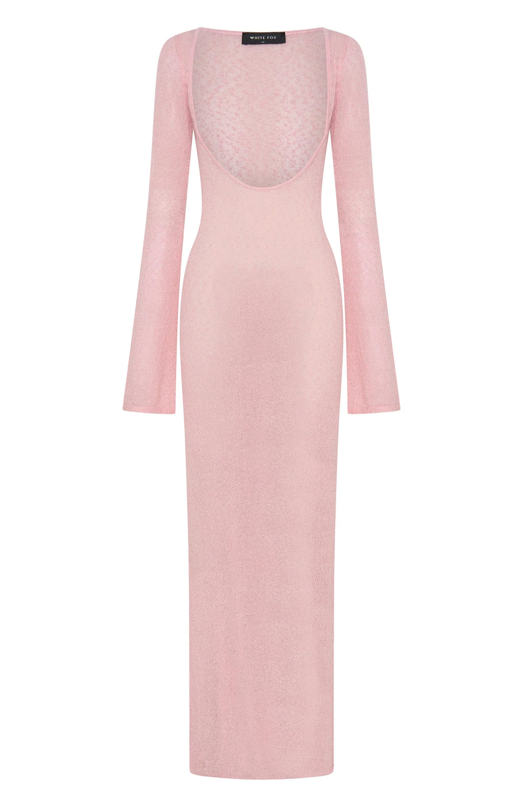 Malta Mermaids Long Sleeve Maxi Dress Blush Pink