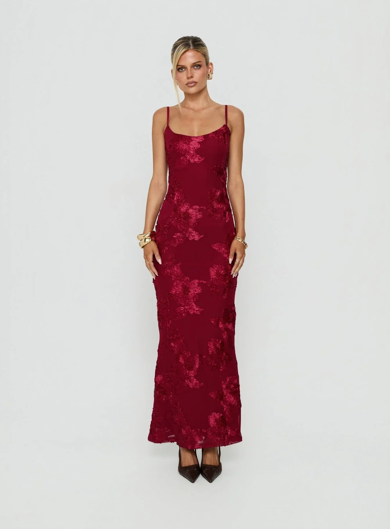 Jacalyn Maxi Dress Red