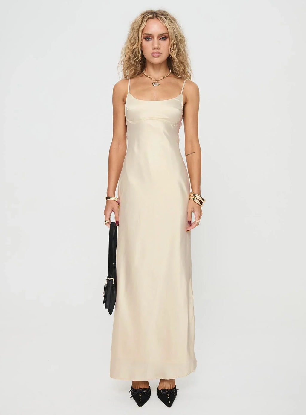 Ravia Maxi Dress Champagne