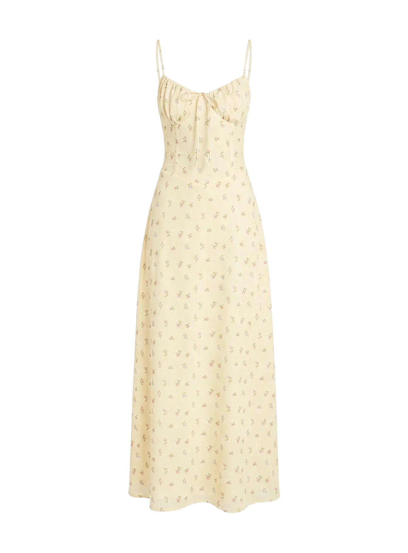 Members Only Maxi Dress Yellow Floral