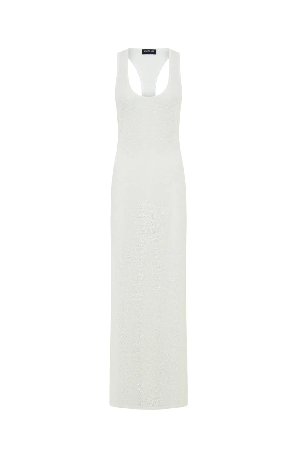 Tropic Waters Knit Maxi Dress White