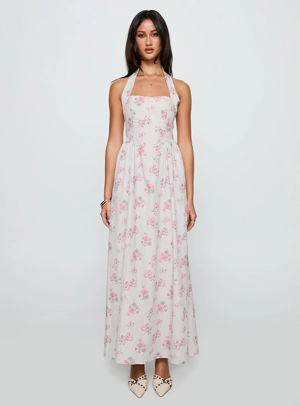 Sunfields Halter Maxi Dress Multi