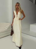 Pokey Maxi Dress Cream / Polka Dot