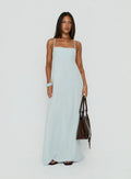 Solie Tie Back Maxi Dress Ice Blue