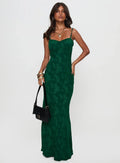 Ginette Maxi Dress Forest Green