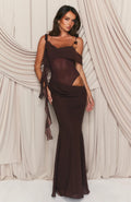 Starlight Affair Maxi Dress Chocolate